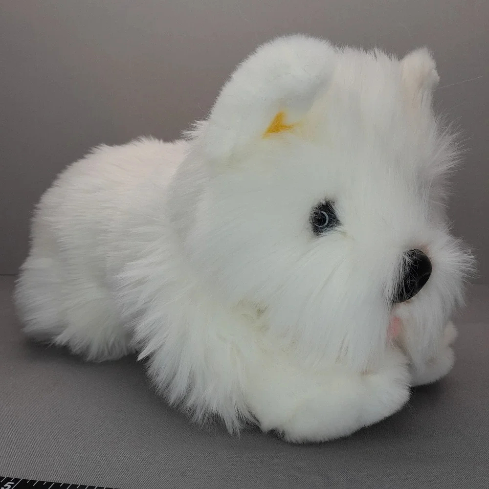 Keel Toys Signature Puppies Westie West Highland White Terrier Plush Dog White‎